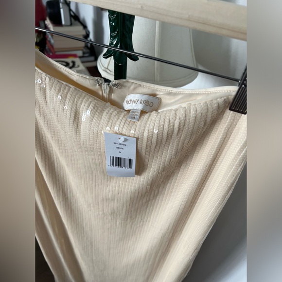 NWT Ronny Kobo Tessie Sequin Midi Skirt - Picture 10 of 10